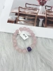 Natural strawberry crystal s925 silver bracelet, new Chinese design sense, peach bracelet, women's beaded YBB details Picture